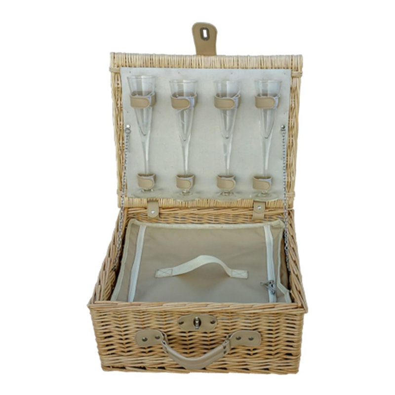 Brambly Cottage Champagne Fitted Picnic Basket Wayfair.co.uk